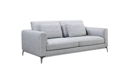 Divani Casa Beaman Modern Grey Fabric Sofa Set