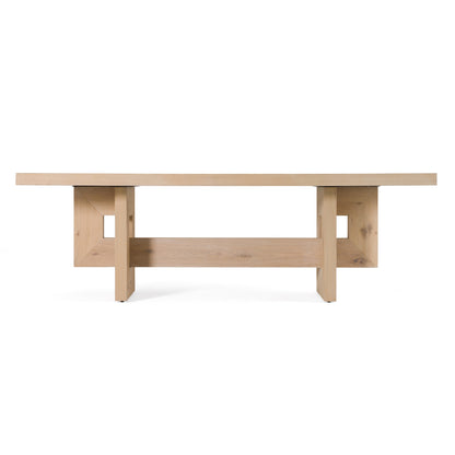 Modrest Mineola Modern Natural White Oak Dining Table