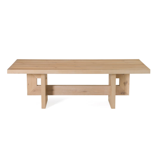 Modrest Mineola Modern Natural White Oak Dining Table