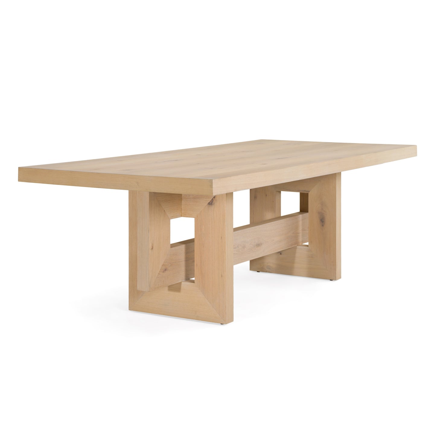 Modrest Mineola Modern Natural White Oak Dining Table