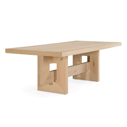 Modrest Mineola Modern Natural White Oak Dining Table