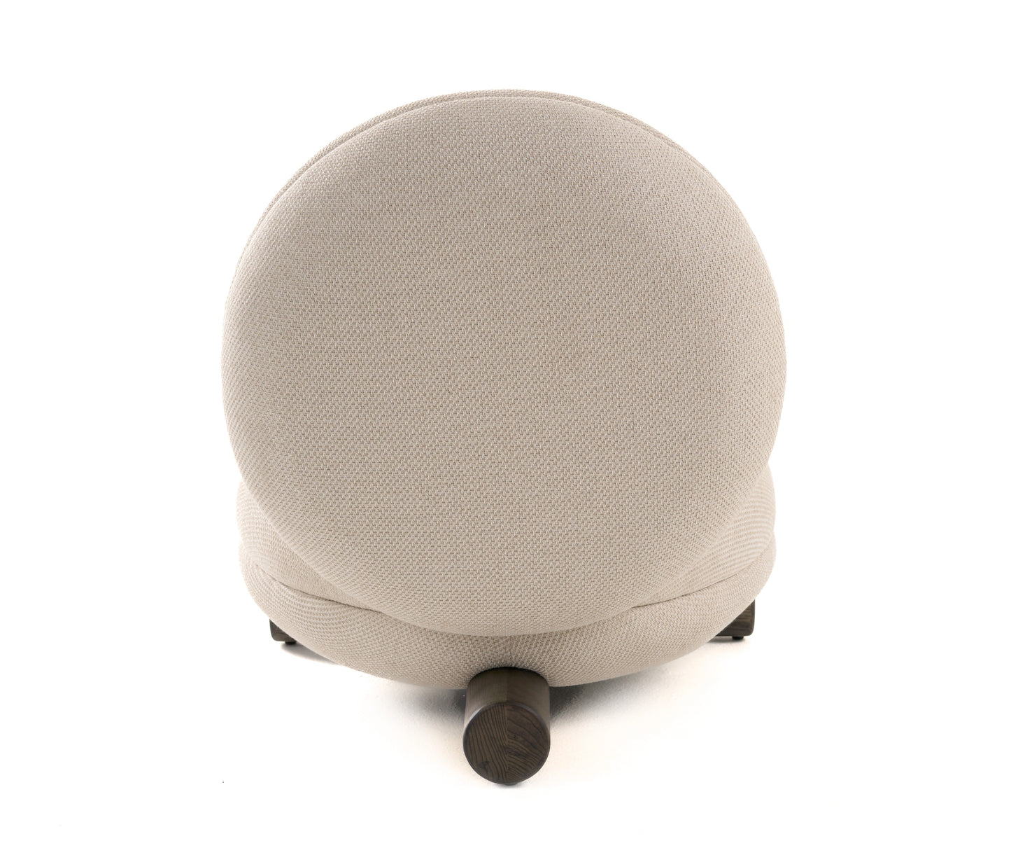 Modrest Minto Contemporary Off-White Fabric Accent Chair