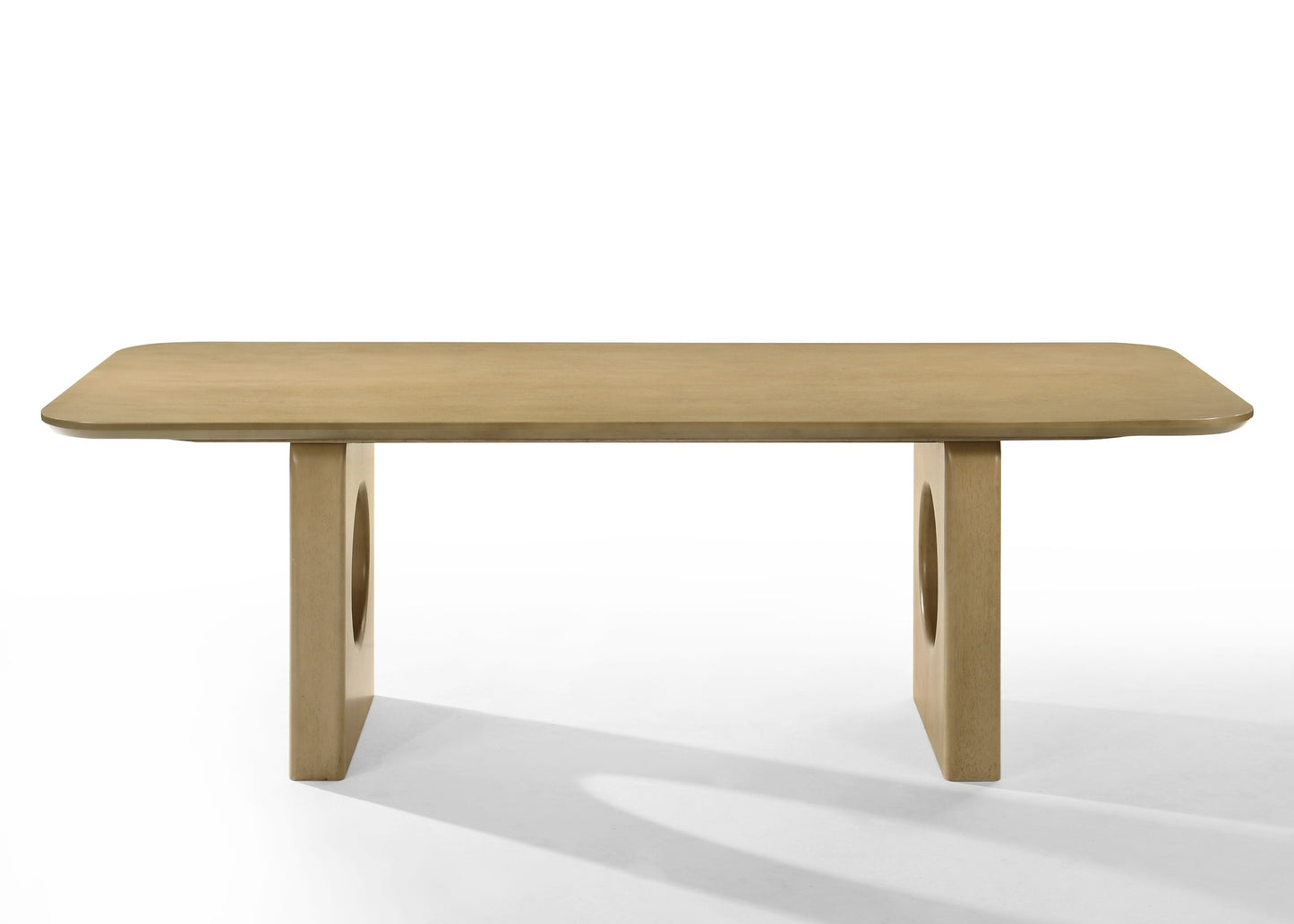 Modrest Oshana Modern White Oak Dining Set