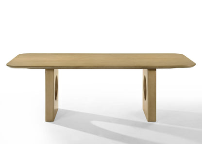 Modrest Oshana Modern White Oak Dining Set