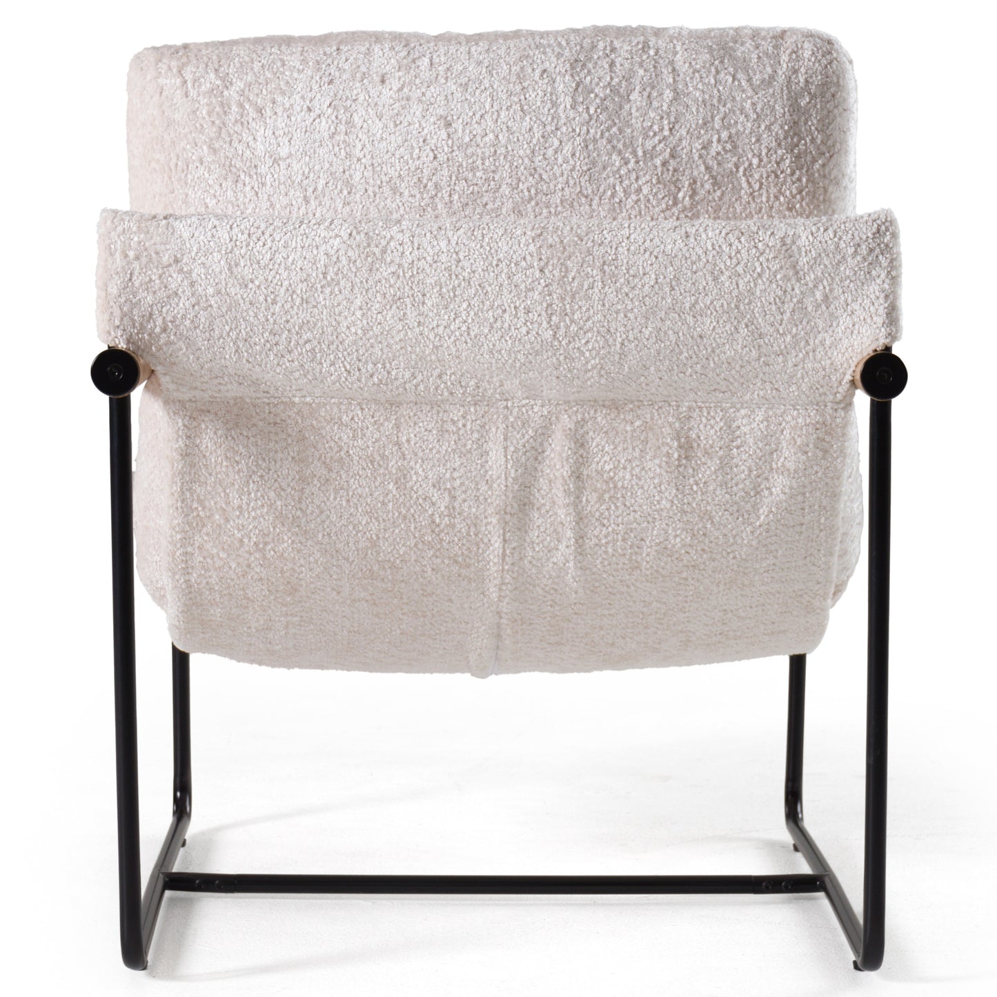 Modrest Moorcroft Modern Beige Fabric Accent Chair