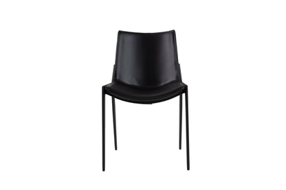 Modrest Murray Modern Black Vegan Leather Dining Chair