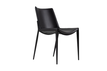 Modrest Murray Modern Black Vegan Leather Dining Chair