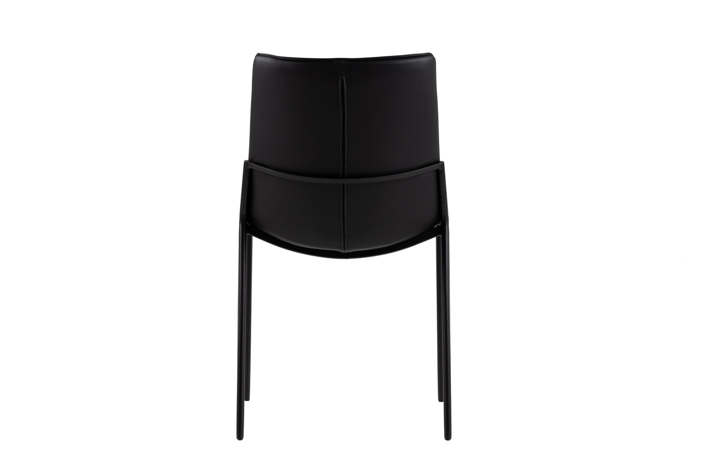 Modrest Murray Modern Black Vegan Leather Dining Chair