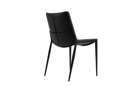 Modrest Murray Modern Black Vegan Leather Dining Chair