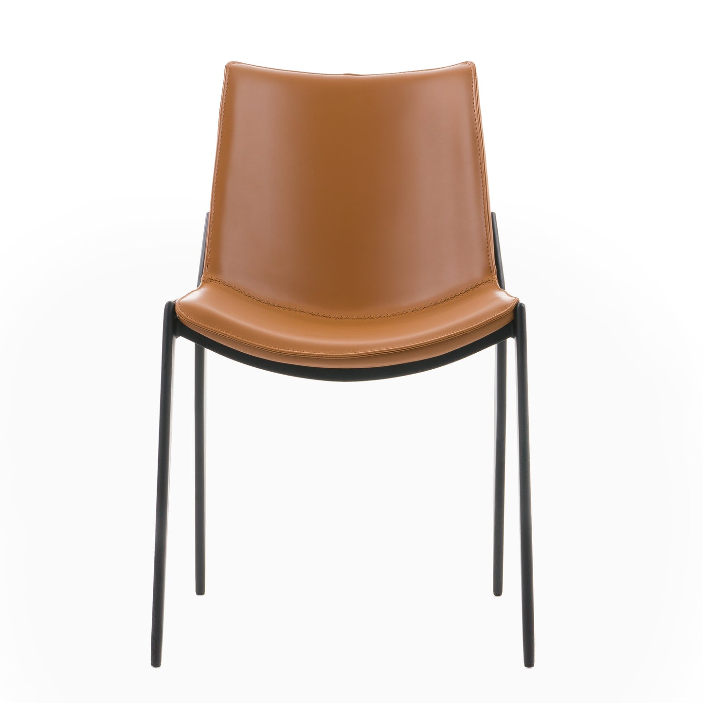 Modrest Murray Modern Camel Vegan Leather Dining Chair