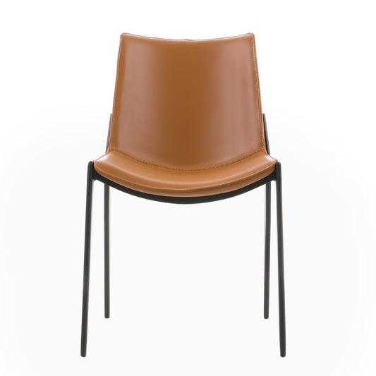 Modrest Murray Modern Camel Vegan Leather Dining Chair