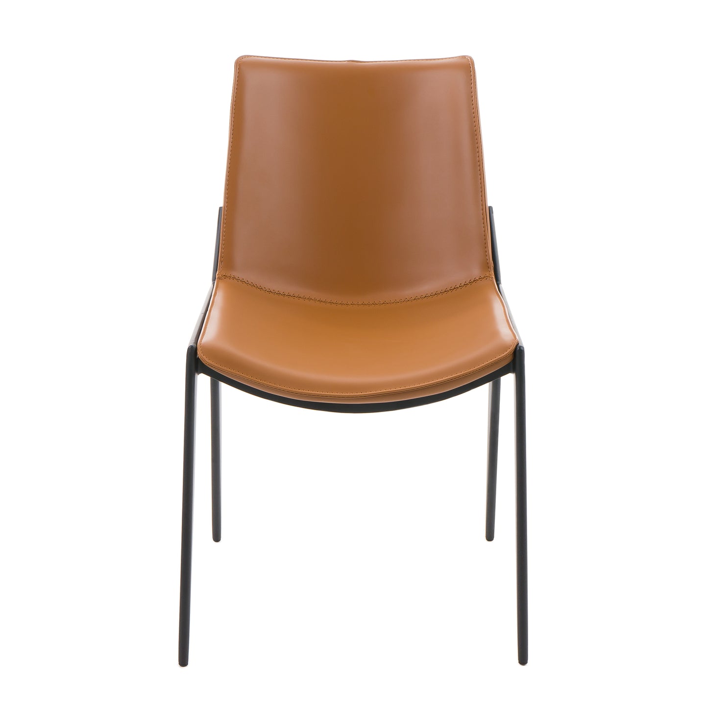 Modrest Murray Modern Camel Vegan Leather Dining Chair