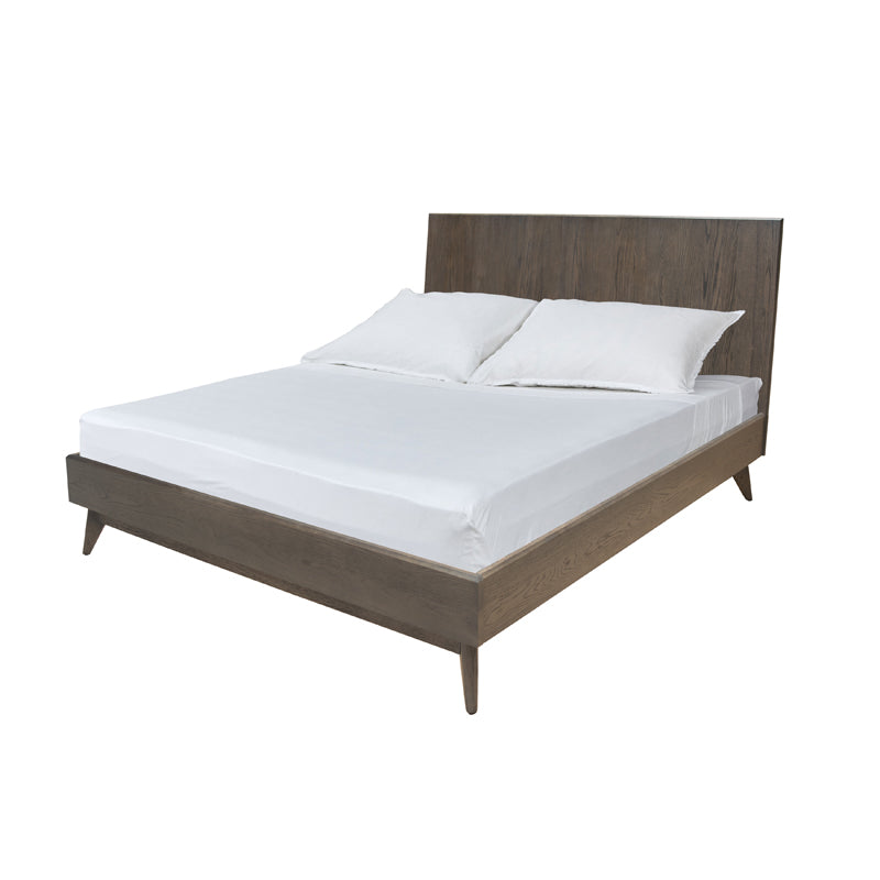 Modrest Novak Modern Dark Oak Bed