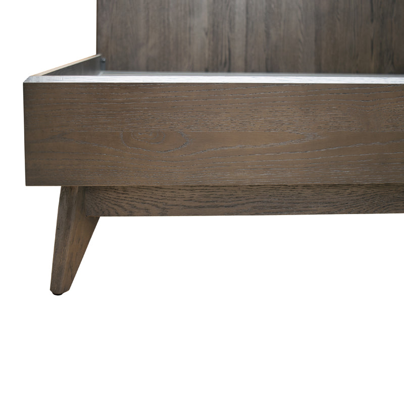 Modrest Novak Modern Dark Oak Bed