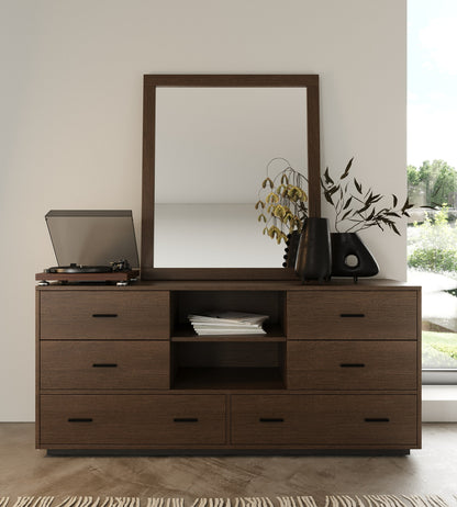 Nova Domus Fantasia Contemporary Dark Walnut Dresser