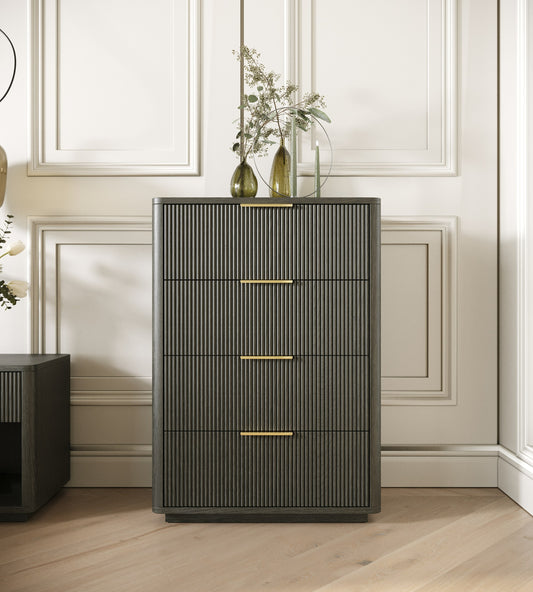 Nova Domus Santa Monica Modern Grey Wash Chest