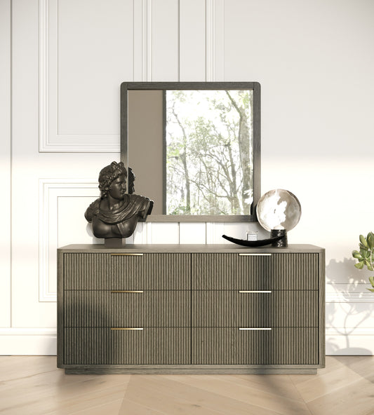 Nova Domus Santa Monica Modern Grey Wash Dresser