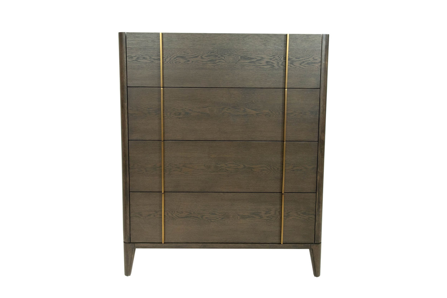 Modrest Oakley Mid-Century Dark Brown Chest