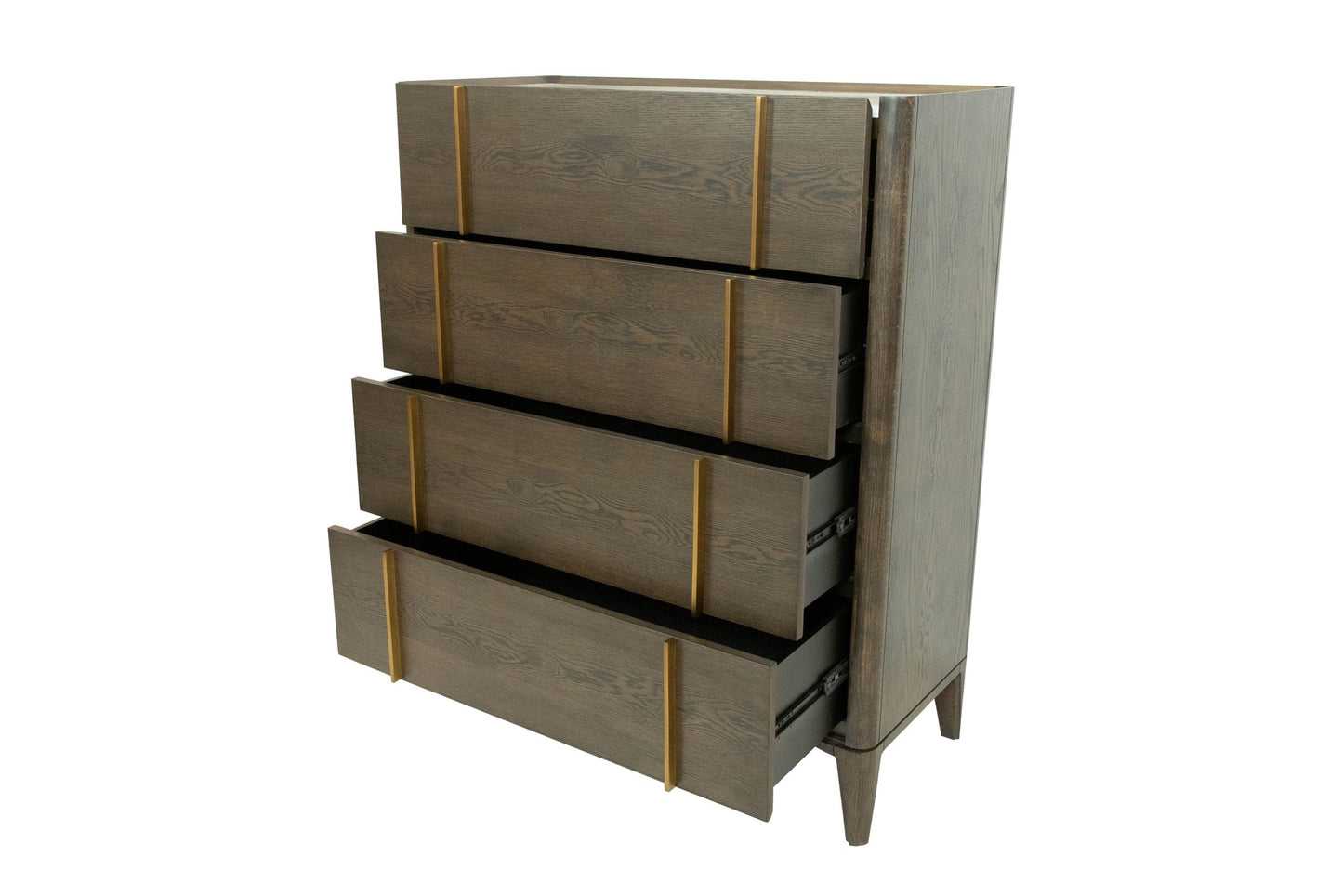 Modrest Oakley Mid-Century Dark Brown Chest