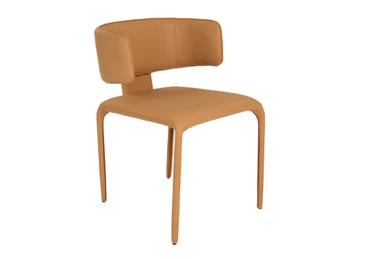 Modrest Odessa Modern Camel Vegan Leather Dining Chair