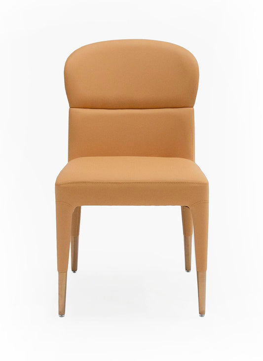 Modrest Ogden Modern Peach and Rosegold Dining Chair