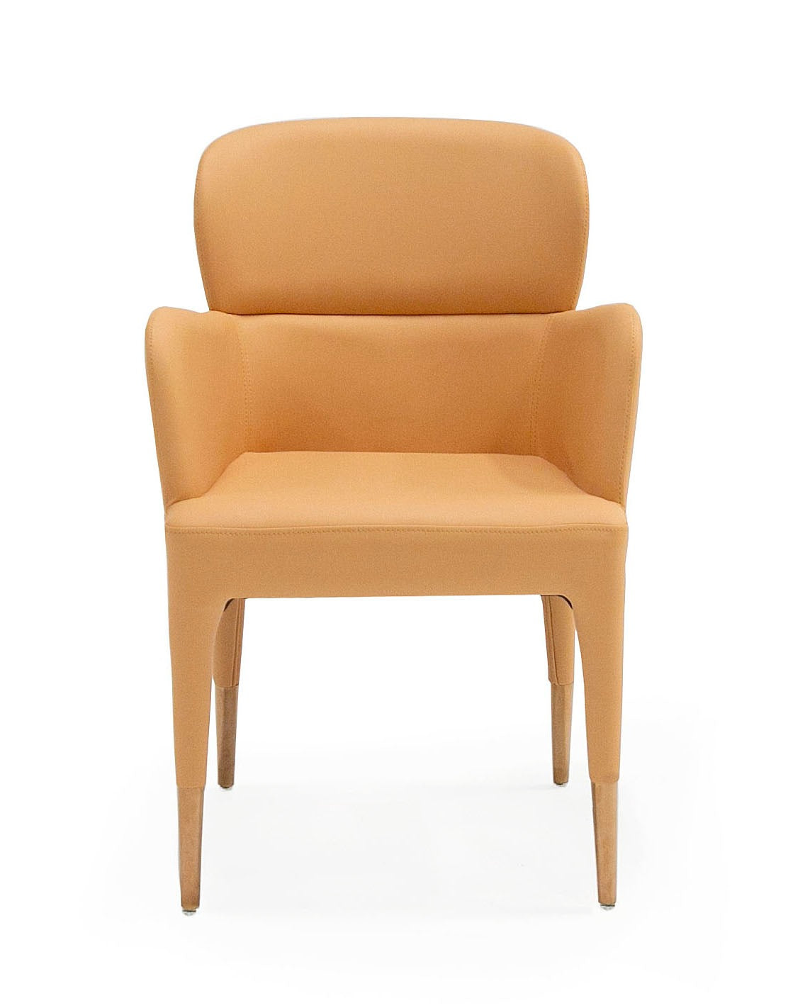 Modrest Ogden Modern Peach and Rosegold Dining Armchair