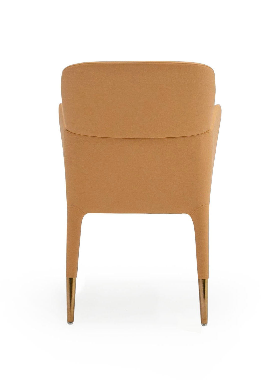 Modrest Ogden Modern Peach and Rosegold Dining Armchair