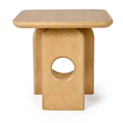 Nova Domus Oshana Modern White Oak End Table