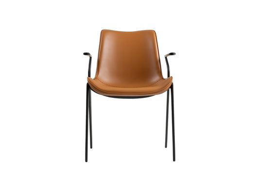 Modrest Osprey Modern Camel Vegan Leather Dining Chair