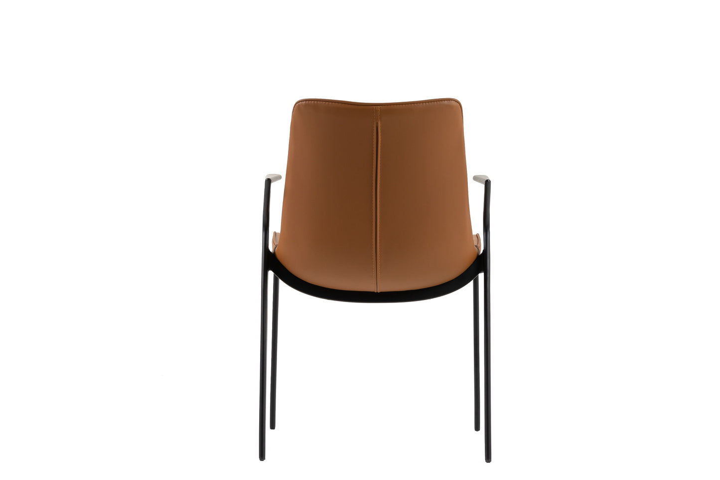 Modrest Osprey Modern Camel Vegan Leather Dining Chair