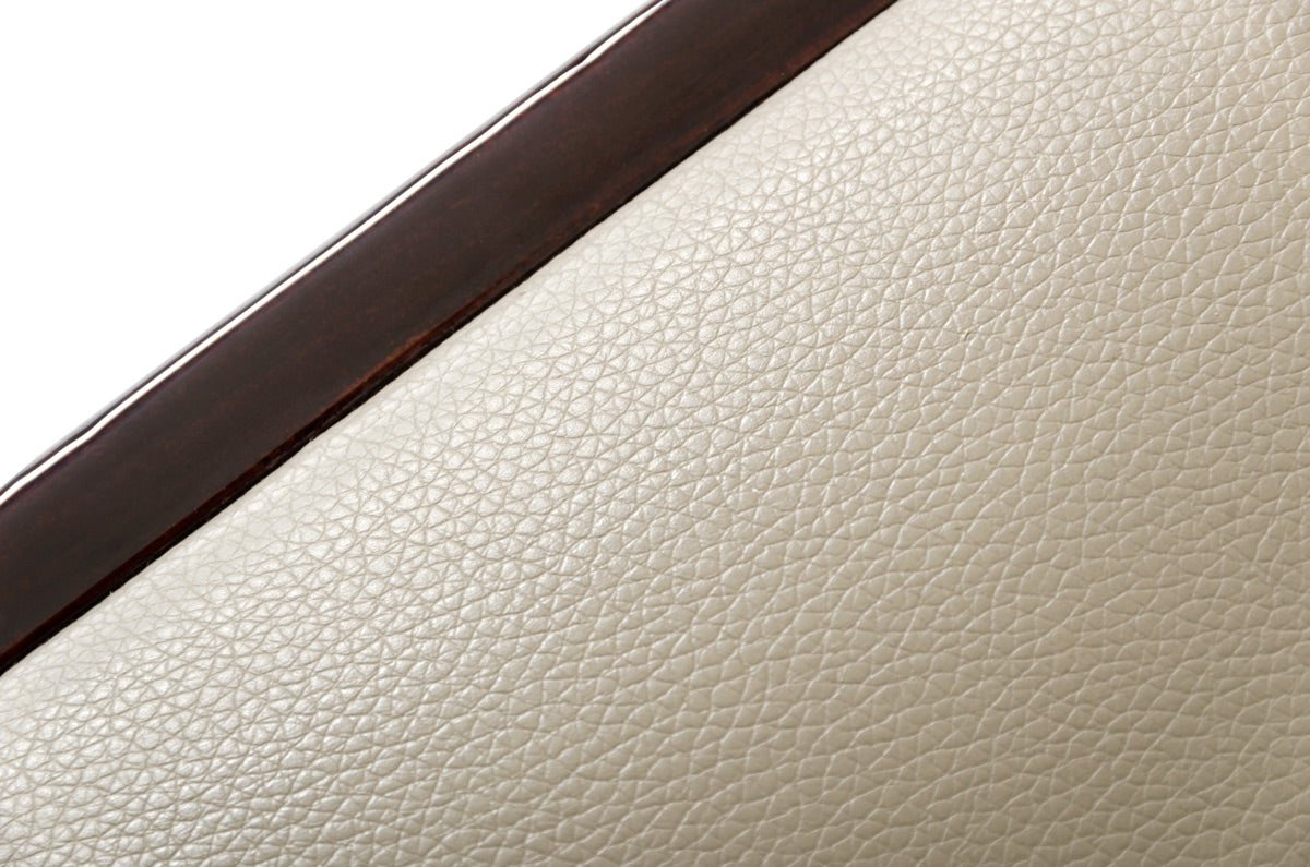 Modrest Pacer Modern Taupe and Ebony Dining Chair