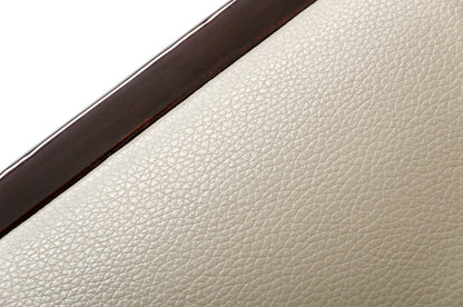 Modrest Pacer Modern Taupe and Ebony Dining Chair