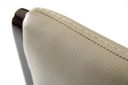 Modrest Pacer Modern Taupe and Ebony Dining Chair