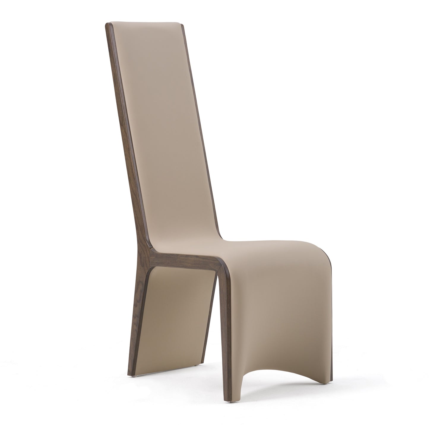 Modrest Pacer Modern Beige and Grey Ash Dining Chair