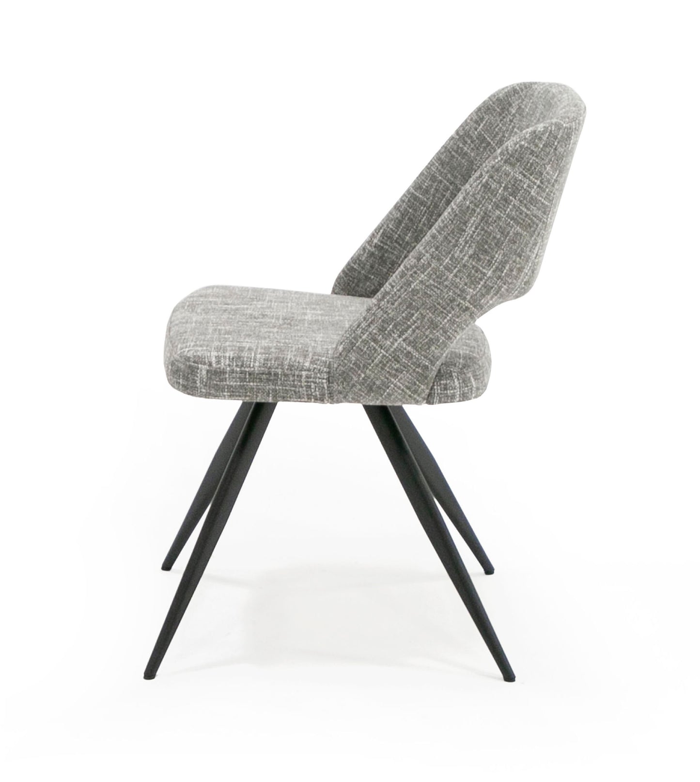 Modrest Palmer Modern Grey Fabric Dining Chair