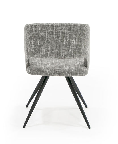 Modrest Palmer Modern Grey Fabric Dining Chair