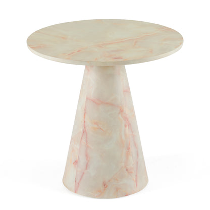 Modrest Pampa Modern Faux Marble End Table