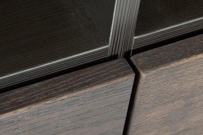 Modrest Wharton Modern Dark Aged Oak Dresser