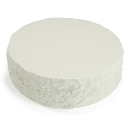 Modrest Quarry Modern Off-White Round Coffee Table