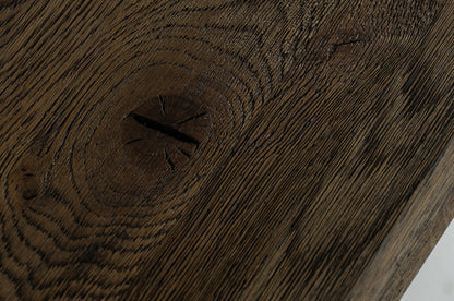 Modrest Renzo Modern Oak and Concrete 118" Dining Table