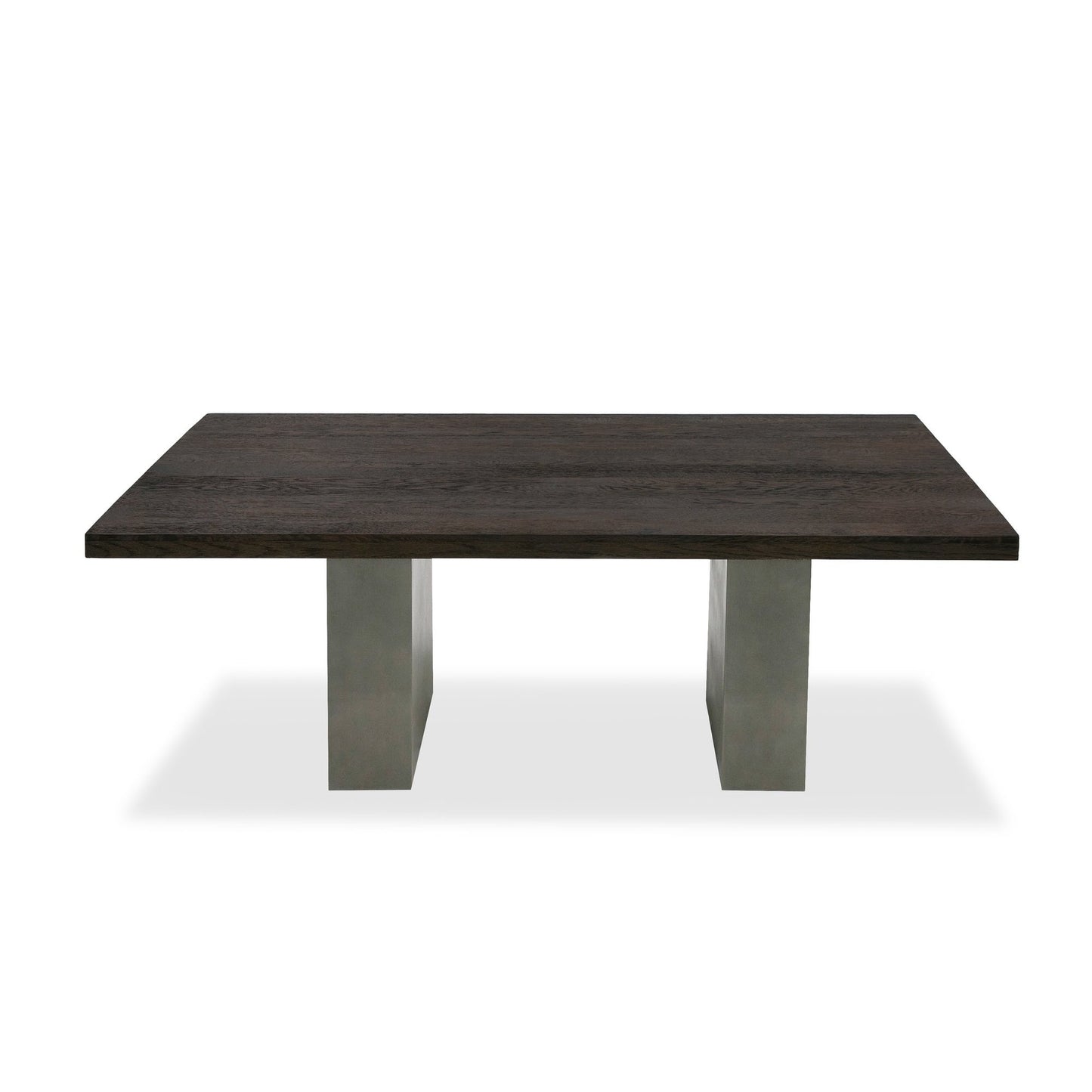 Modrest Renzo Modern Oak and Concrete 79" Dining Table