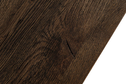 Modrest Renzo Modern Oak and Concrete Coffee Table