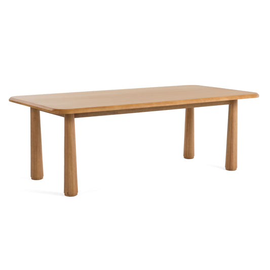 Modrest Rhea Modern 87" Natural Acacia Rectangular Dining Table