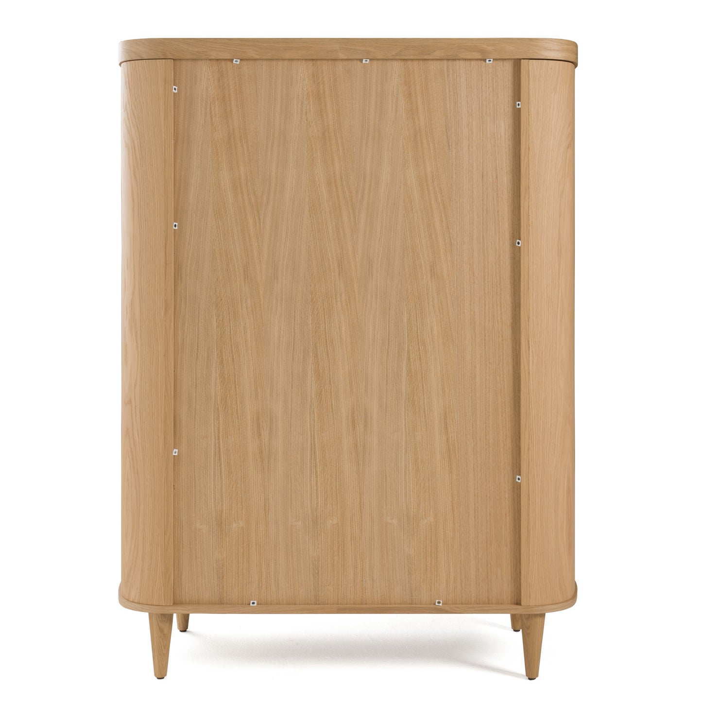 Modrest Richmond Modern Natural Oak Rounded Tall Buffet