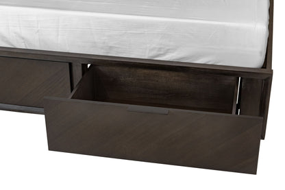 Modrest Roger Queen Mid-century Acacia Bed