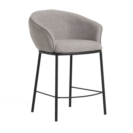 Modrest Rumi Modern Grey Counter Stool