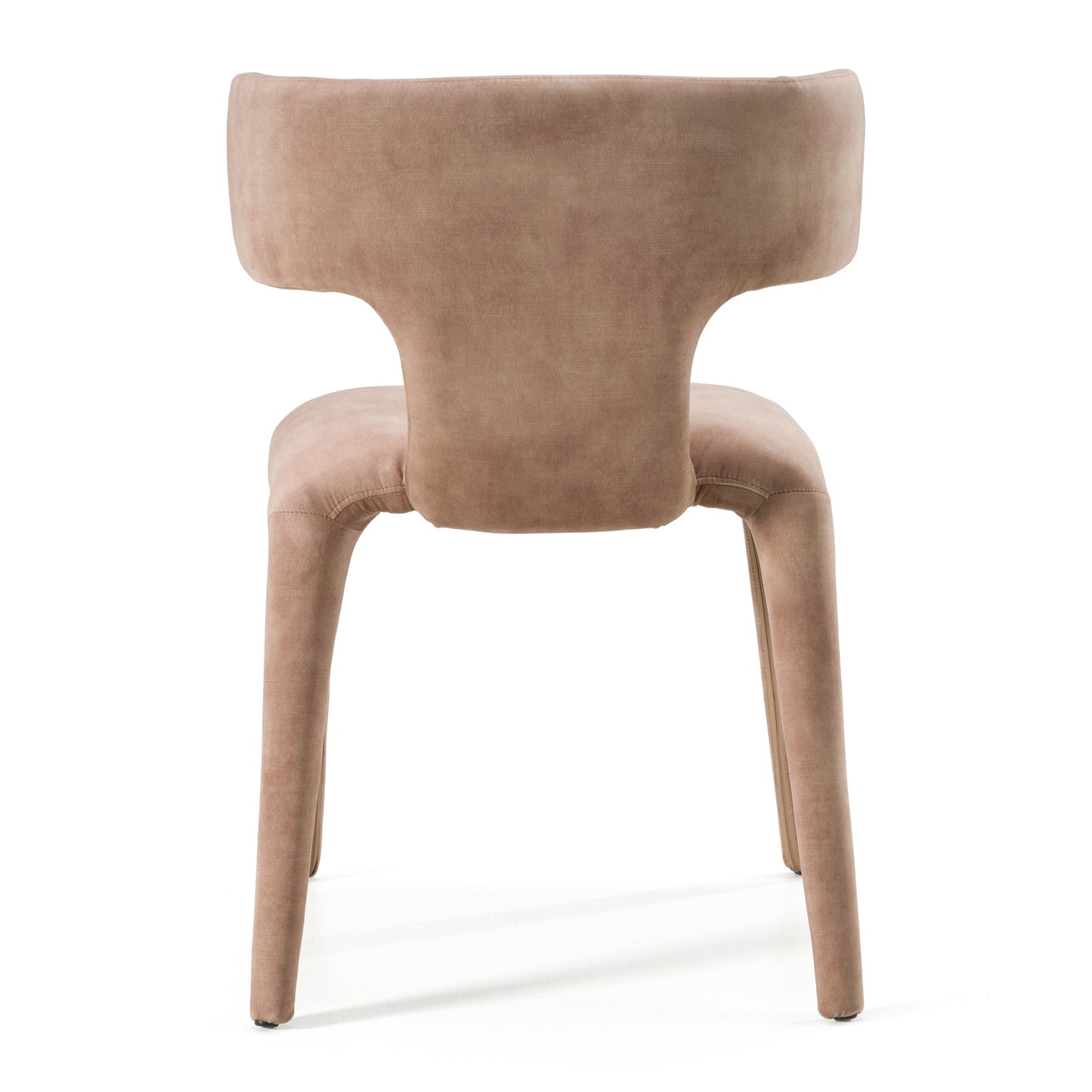 Modrest Saehee Modern Brown Velvet Dining Chair