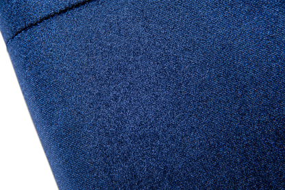 Modrest Samara Modern Blue and Gold Accent Chair