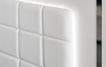 Modrest San Marino Modern White Bed