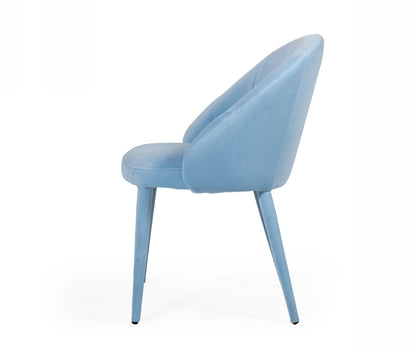 Modrest Sanders Modern Blue Dining Chair